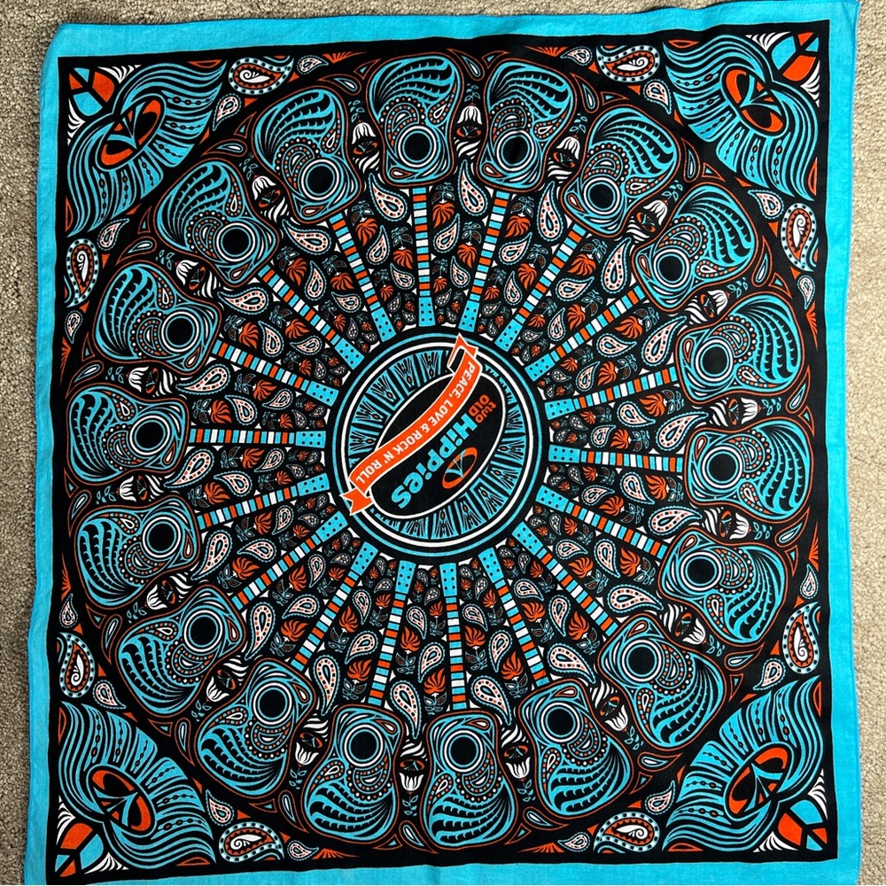 Two Old Hippies Memorabilia Bandana